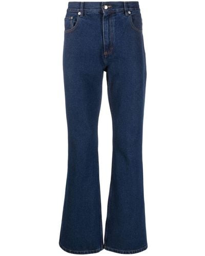 Ernest W. Baker Wide-leg Flared Jeans - Blue