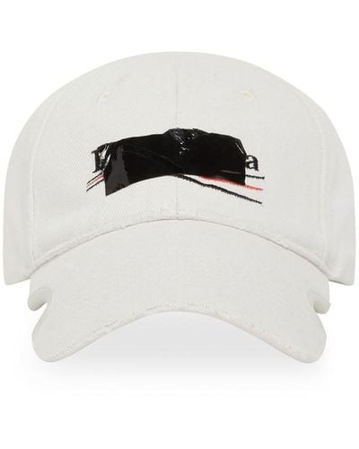 Balenciaga Gaffer Logo-embroidered Baseball Cap - Black