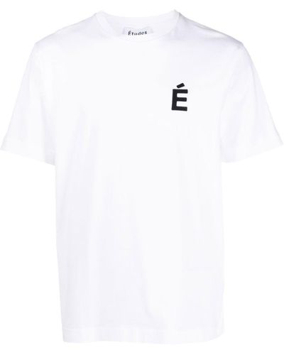 Etudes Studio Wonder Patch Organic-cotton T-shirt - White