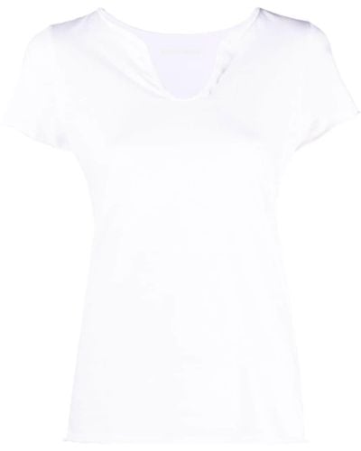 Zadig & Voltaire Printed Cotton T-shirt - White