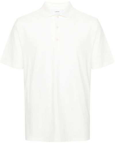 Lardini Katoenen Poloshirt - Wit