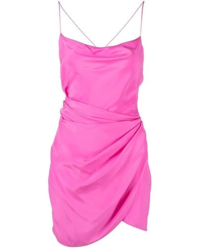 GAUGE81 Shiroi Silk Mini Slip Dress I - Pink