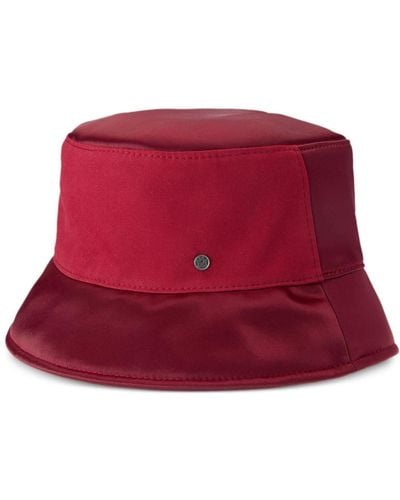 Maison Michel Axel Cotton Bucket Hat - Red