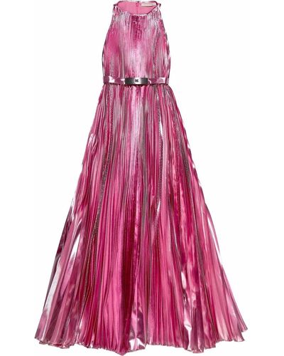 Christopher Kane Pleated Midi Dress - Pink