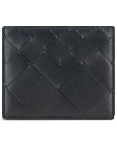 Bottega Veneta Intrecciato Leather Cardholder - Black