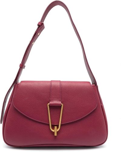 COCCINELLE Gitane Small Handbag Caramel [149723] - Sac à Main Sac A Main Marron