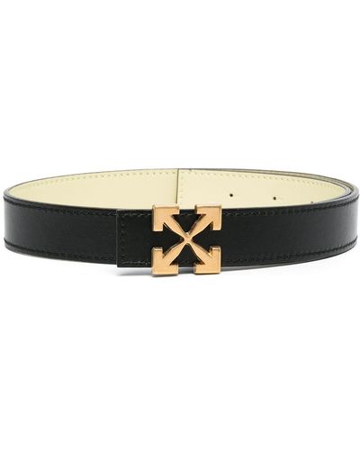 Off-White c/o Virgil Abloh Arrow Leather Belt - Black