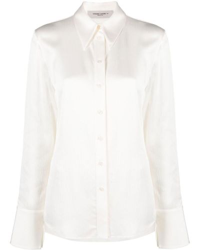 Golden Goose Camicia in Crepon - Bianco