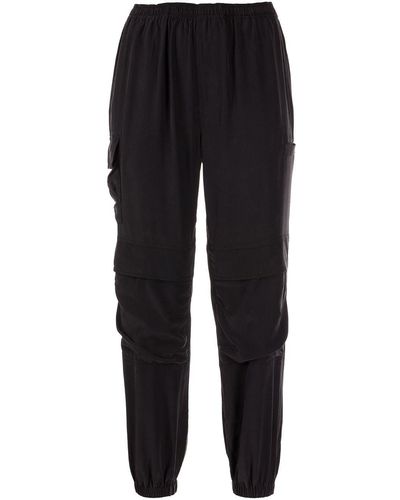 John Elliott Pantalones capri ajustados - Negro