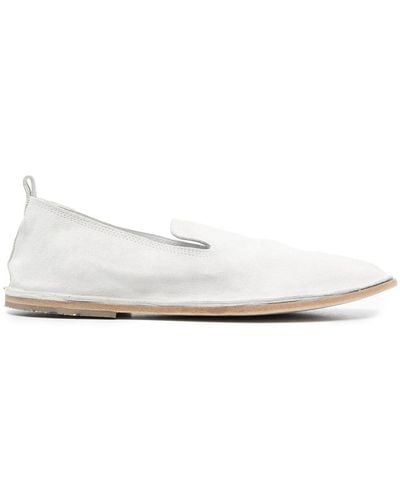 Marsèll Strasacco Slip-on Leather Loafers - Wit
