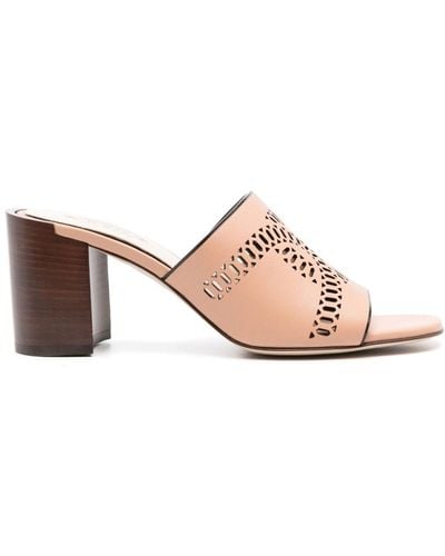 Tod's Kate 75mm Mules - Pink