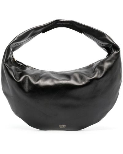 Khaite Olivia Medium Leather Shoulder Bag - Women's - Leather - Black