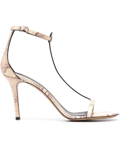 Isabel Marant Einari Stiletto Sandalen - Wit