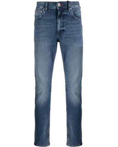 Tommy Hilfiger Mid-rise Tapered Skinny Jeans - Blue