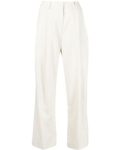Low Classic Pantalon de tailleur à coupe courte - Marron