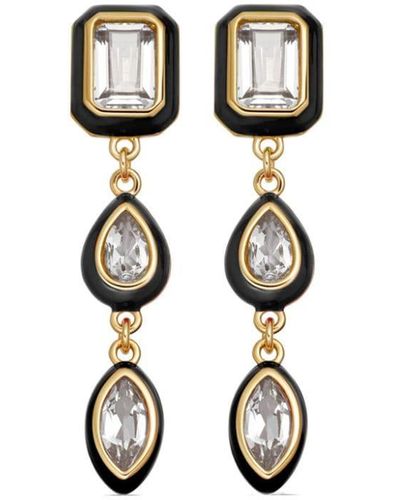 Astley Clarke Flare White Topaz Drop Earrings