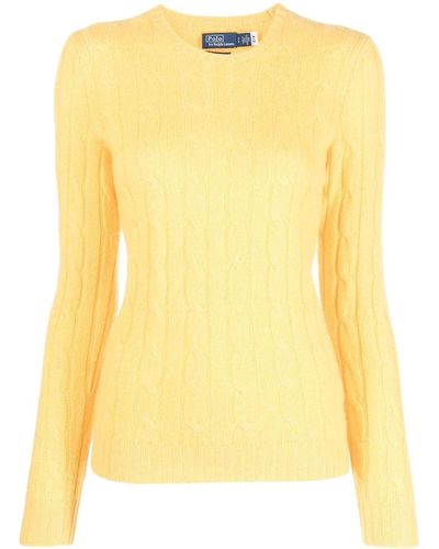 Polo Ralph Lauren Cable-knit Cashmere Jumper - Yellow