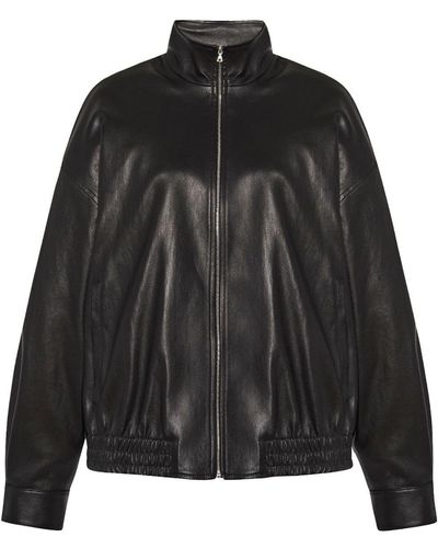 Rosetta Getty Veste bomber à fermeture zippée - Noir