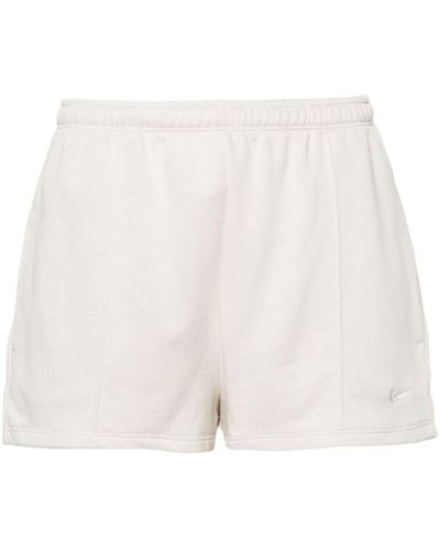 Nike Swoosh-detail Track Shorts - White
