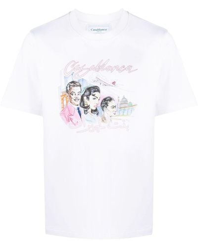 Casablancabrand T-shirt La Liaison - Blanc
