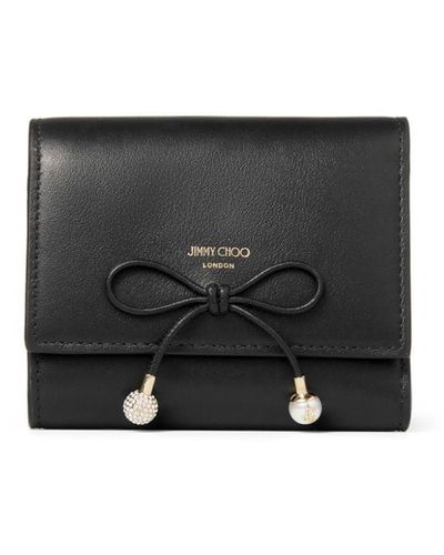 Jimmy Choo Marinda Leather Wallet - Black