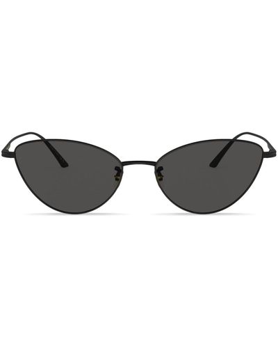 Oliver Peoples 1998c Cat-eye Frame Sunglasses - Brown