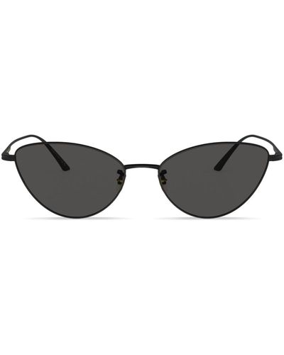 Oliver Peoples 1998c Zonnebril Met Cat-eye Montuur - Bruin