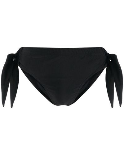 Jean Paul Gaultier Low-rise Side-tie Swim Trunks - Black