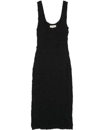 Mara Hoffman Sloan Ruched Midi Dress - Black