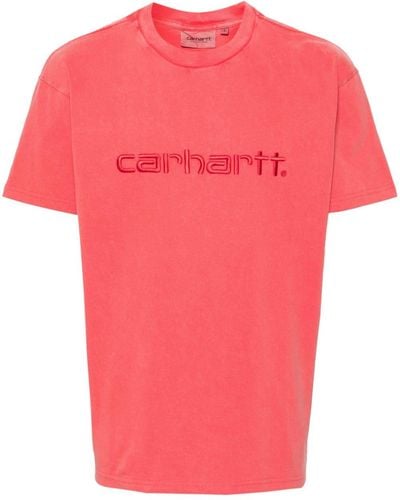 Carhartt Duster Cotton T-shirt - Pink