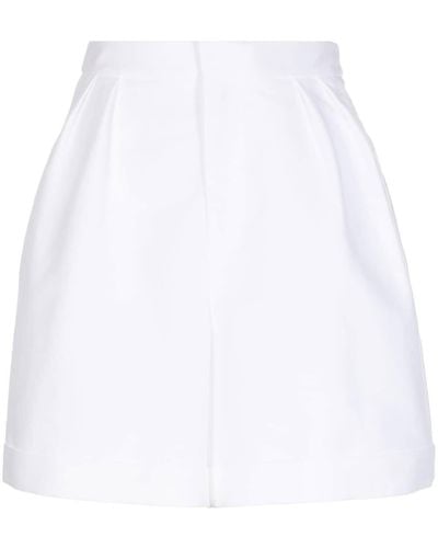 Dice Kayek High-waisted Tailored Shorts - White