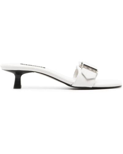 Senso Tommie Buckle-detail Sandals - White
