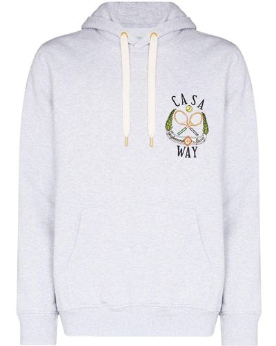 Casablancabrand Tennis Club Hoodie - Grau