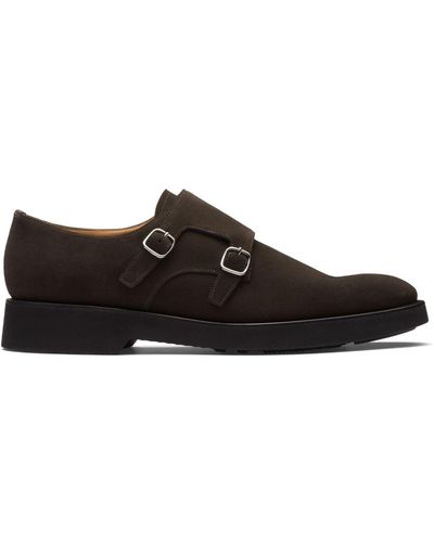 Church's Buckled Leather Monk Shoes - Brown