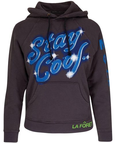 Mother Stay Cool Print Hoodie - Blue