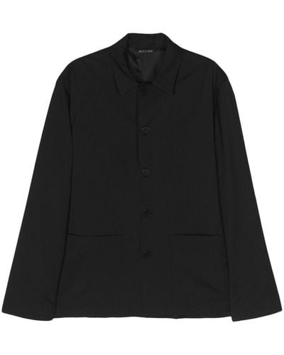 Costumein Antoine Wool Shirt Jacket - Black