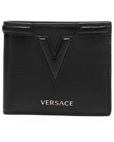 Versace 二つ折り財布 - ブラック