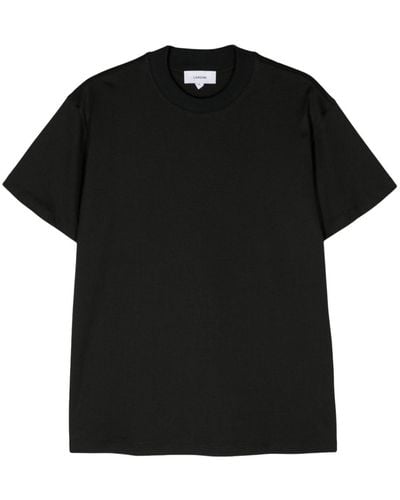 Lardini Crew-neck Cotton T-shirt - Black