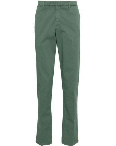 Boglioli Pantalon chino à plis marqués - Vert