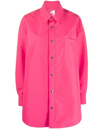 Khrisjoy Giacca-camicia con stampa - Rosa