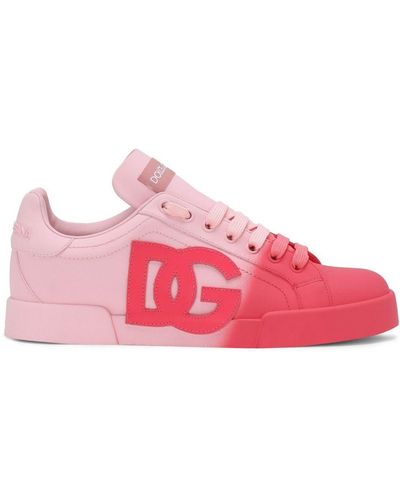 Dolce & Gabbana Portofino Sneakers - Pink