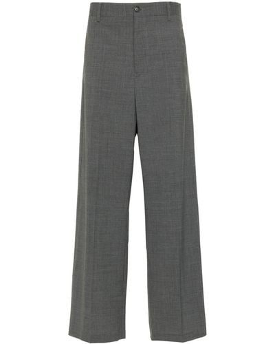 MM6 by Maison Martin Margiela Straight-leg Tailored Trousers - Grey