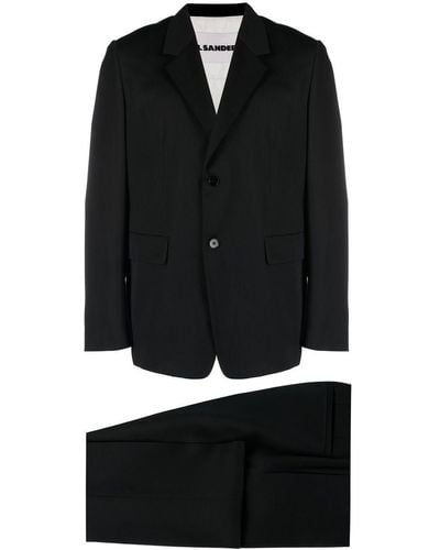 Jil Sander Slim-fit Single-breasted Suit - Black
