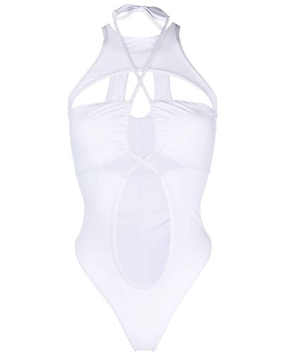 ANDREADAMO Cut-out Detail Swimsuit - White