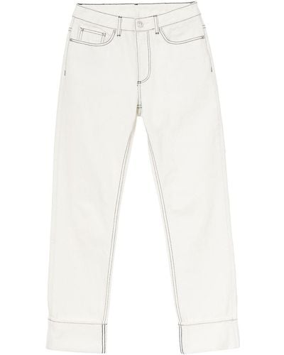 Burberry Gerade Jeans - Weiß
