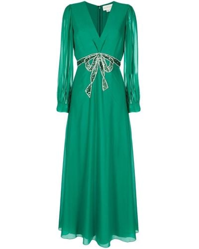 Sachin & Babi Ramsey Sequin-embellished Gown - Green