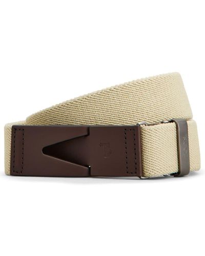 Tod's Snap-buckle Canvas Belt - Brown