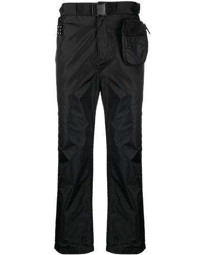 McQ Pantaloni con effetto lucido - Nero