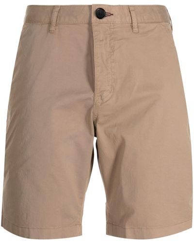 PS by Paul Smith Logo-patch Chino Shorts - Natural