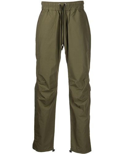 John Elliott Himalayan Drawstring Straight-leg Trousers - Green